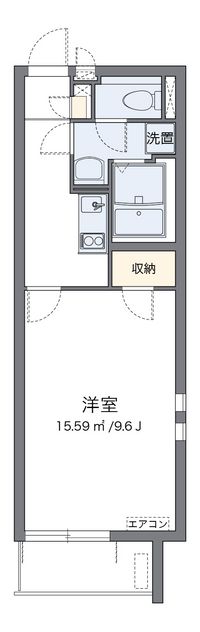 クレイノショコラ 間取図