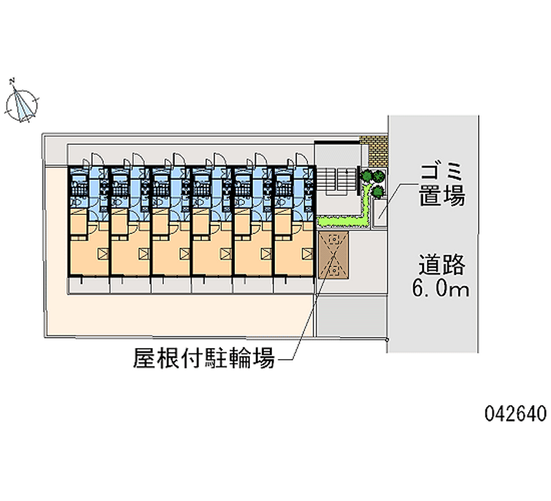 レオパレスＶｉｌｌａアラタ 区画図