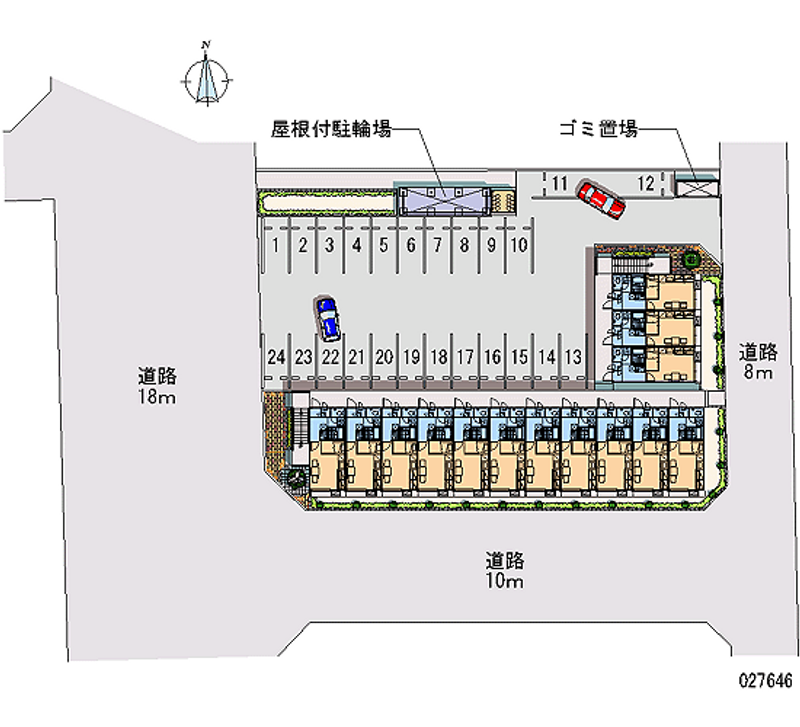 27646 Monthly parking lot