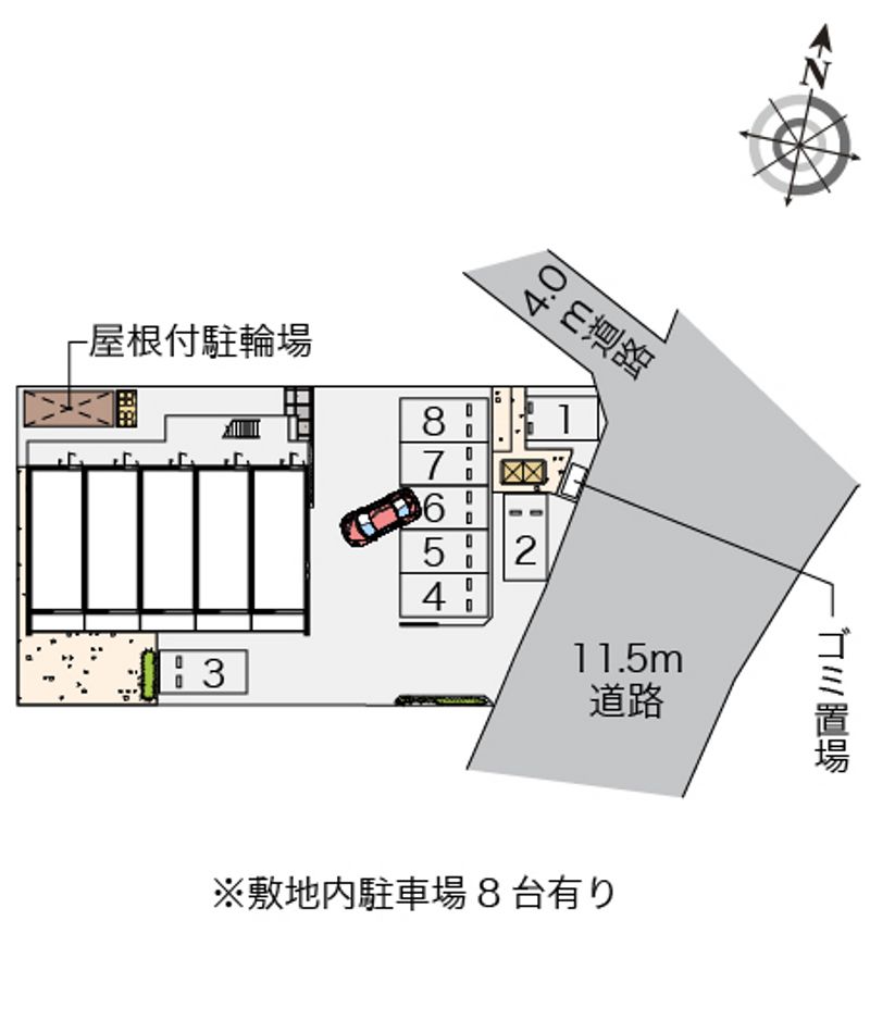 クレイノベラカーサ 配置図