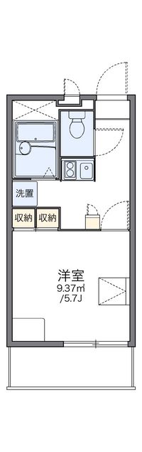 レオパレスランメグ 間取り図