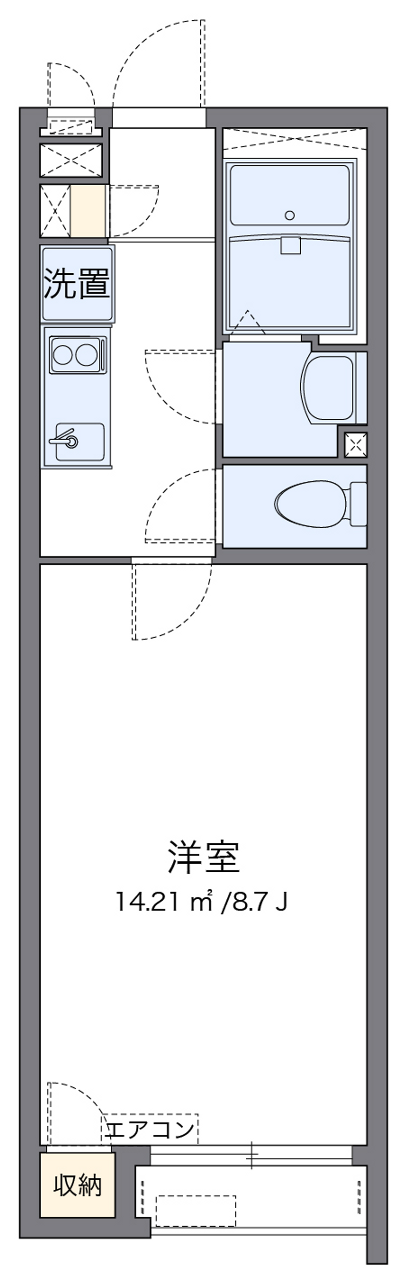 クレイノエヌズガーデンⅡ 間取図