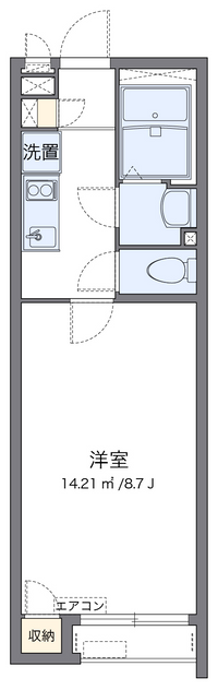 クレイノエヌズガーデンⅡ 間取り図