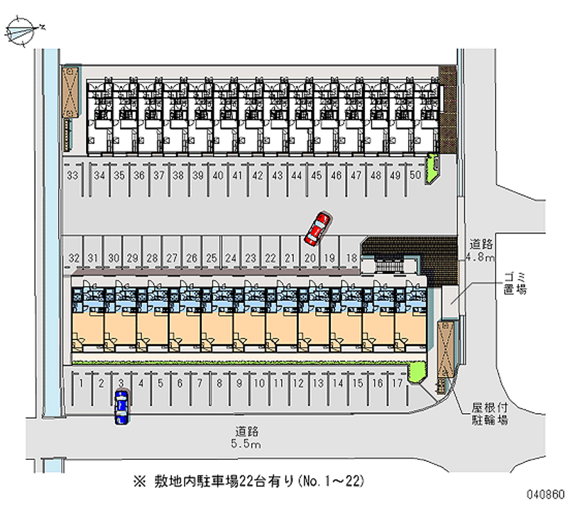 40860 bãi đậu xe hàng tháng