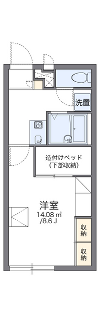 レオパレスカーサ　ＫＭＫ 間取り図