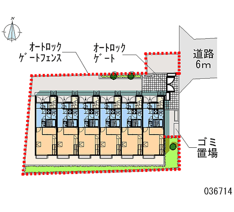レオパレスシャンブル 区画図