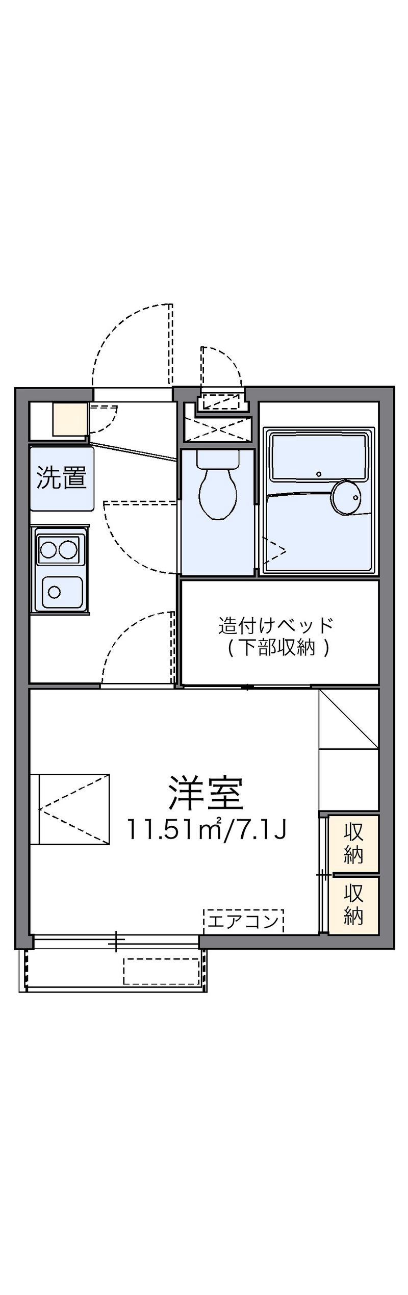 レオパレス西戸部 間取り