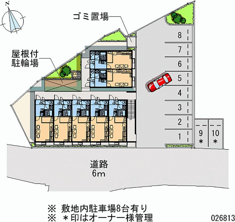 レオパレスＢｅ　Ｔｏｗｎ 月極駐車場