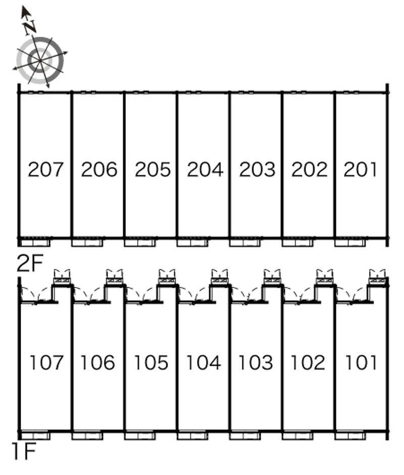 レオネクストイデアーレはりま 間取り配置図