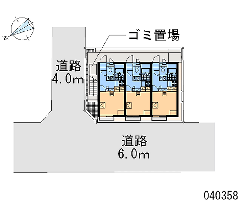 レオパレスＢＢさがみ 区画図