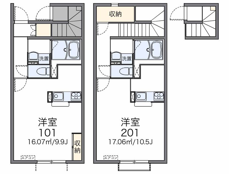 レオネクストエアル 間取図