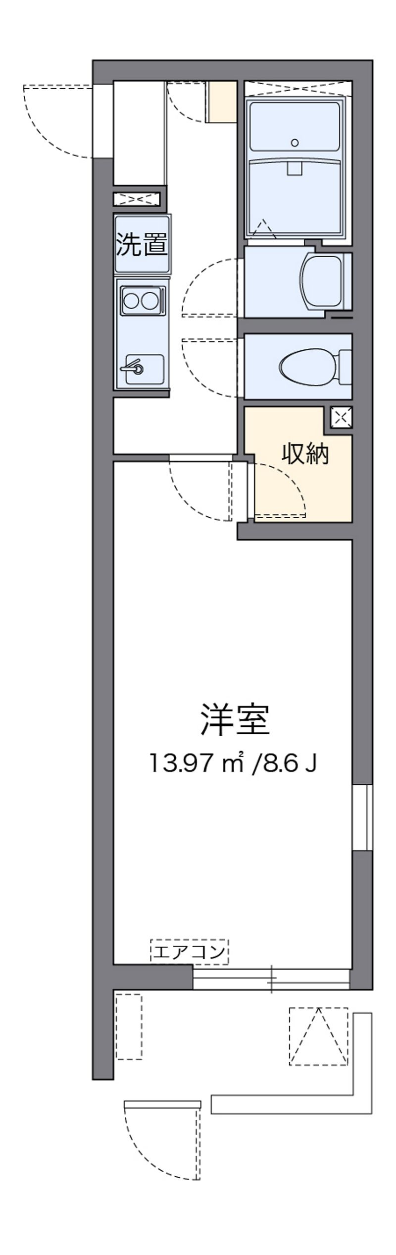 クレイノアイフィールド八千代 間取図