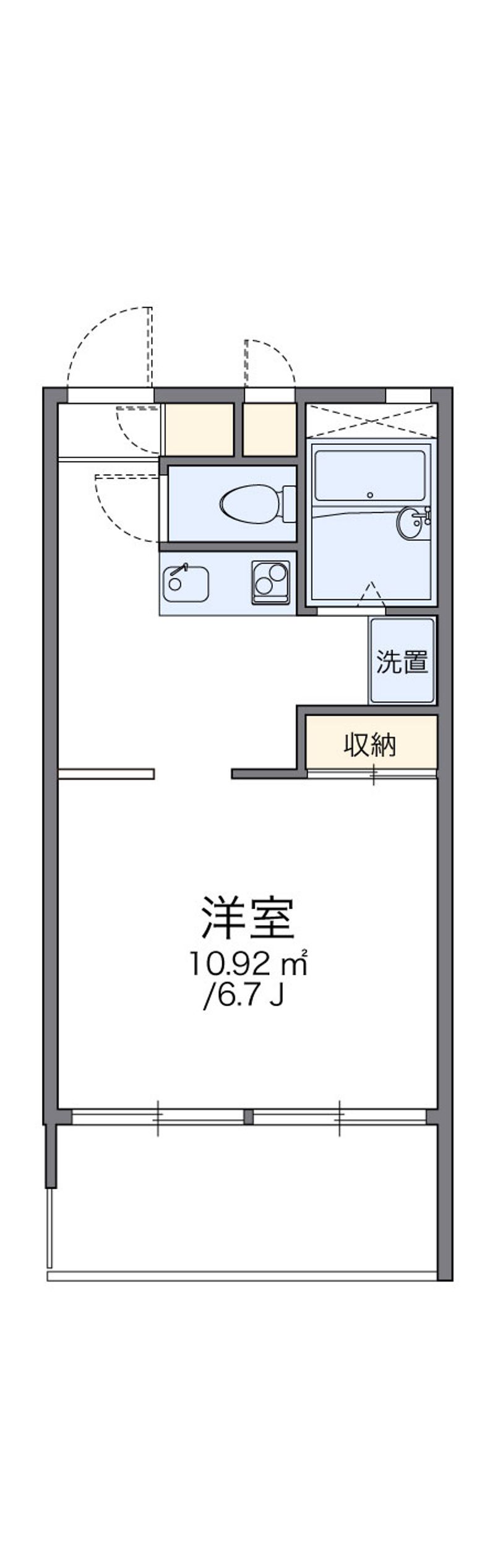 レオパレス忠雅Ⅱ 間取図