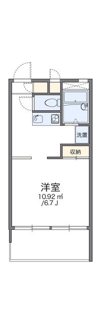 レオパレス忠雅Ⅱ 間取り図