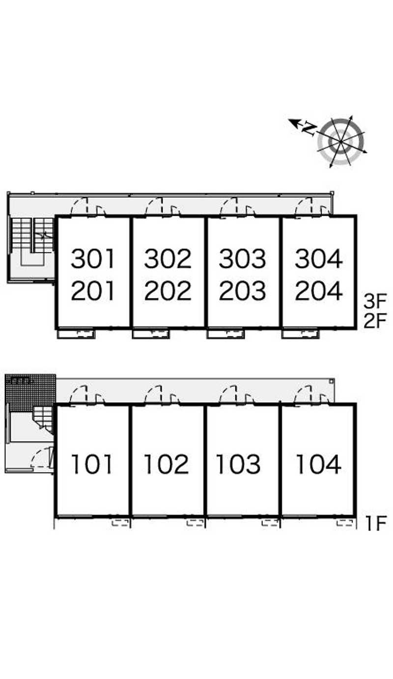 leopalace Yushima Second Bản vẽ sơ đồ bố trí nhà