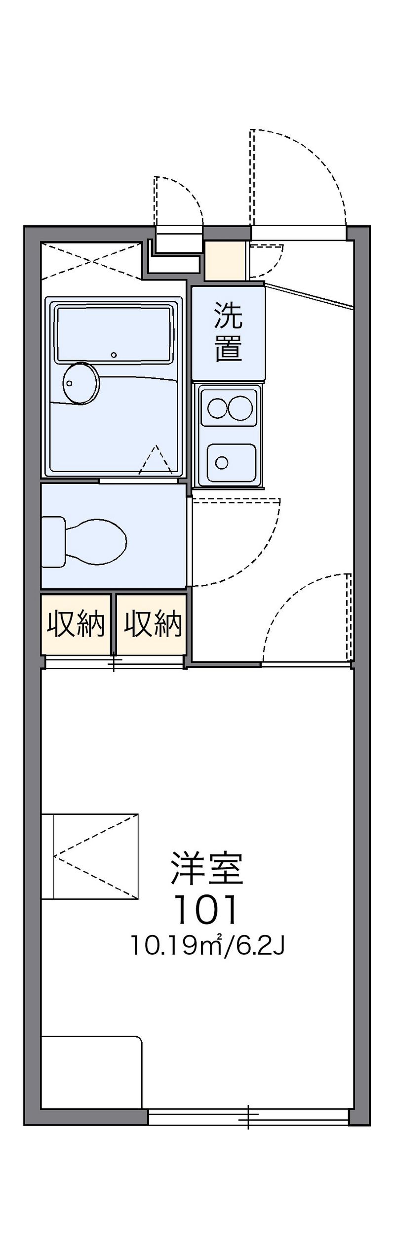 レオパレスリベルテ 間取図