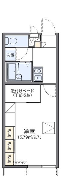 レオパレスグランプラージュ 間取り図