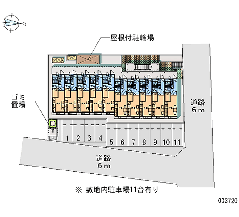レオパレス富＆義 区画図