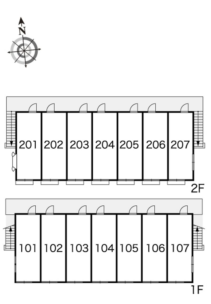 レオパレスＳＯＬＲＥＩＬ 間取り配置図