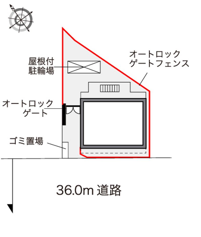 レオパレスＳＡＮＹＡ 配置図
