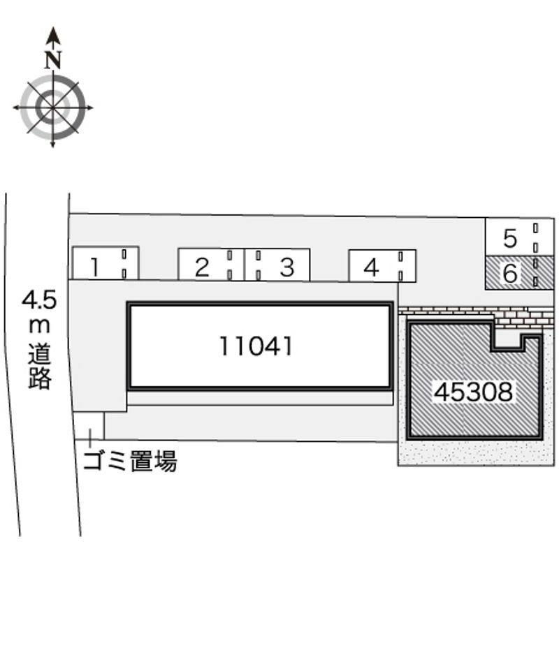 レオネクスト新百合２ 配置図
