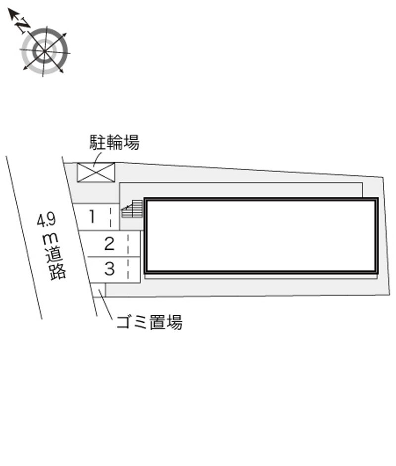 レオパレス日吉 配置図