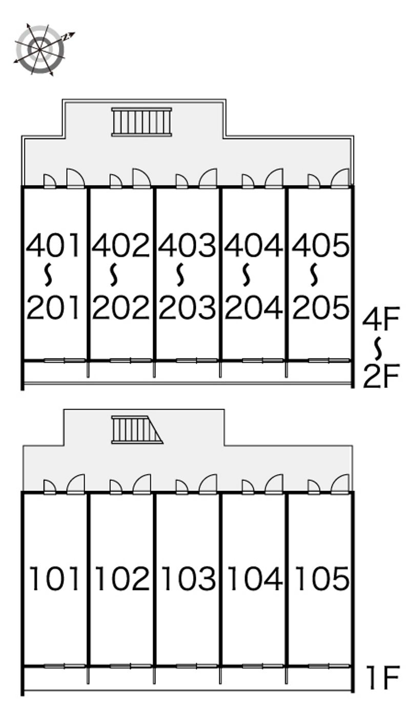 レオパレス雅 間取り配置図