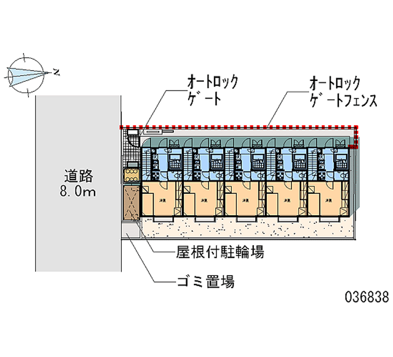 レオパレス８８ 区画図