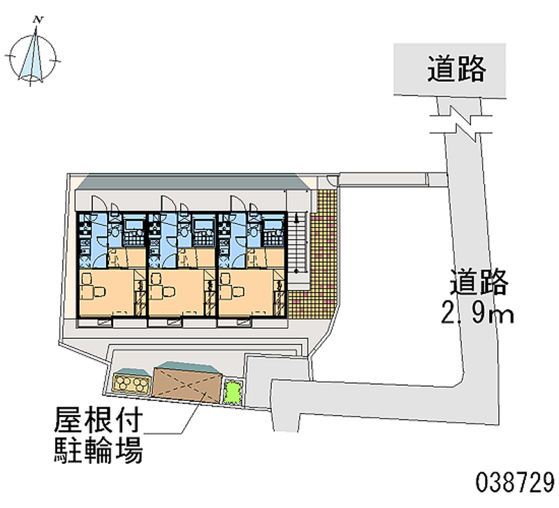 レオパレス天　栄 区画図
