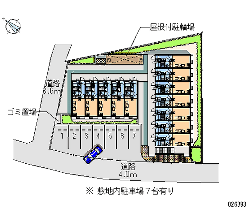 レオパレスＳｏｕｔｈＨｉｌｌ 月極駐車場