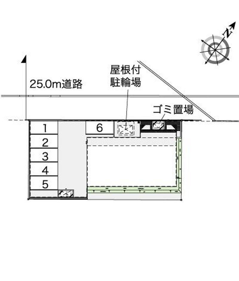 レオパレスあどがわ 配置図