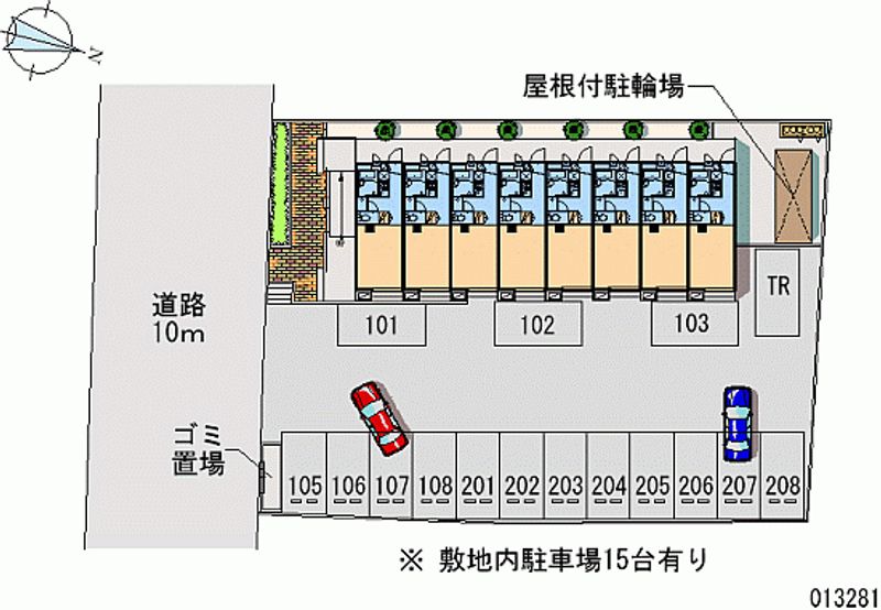 レオパレス菊陽 月極駐車場