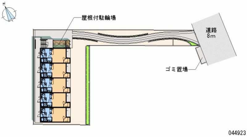 レオネクストグレースクレストⅢ 区画図