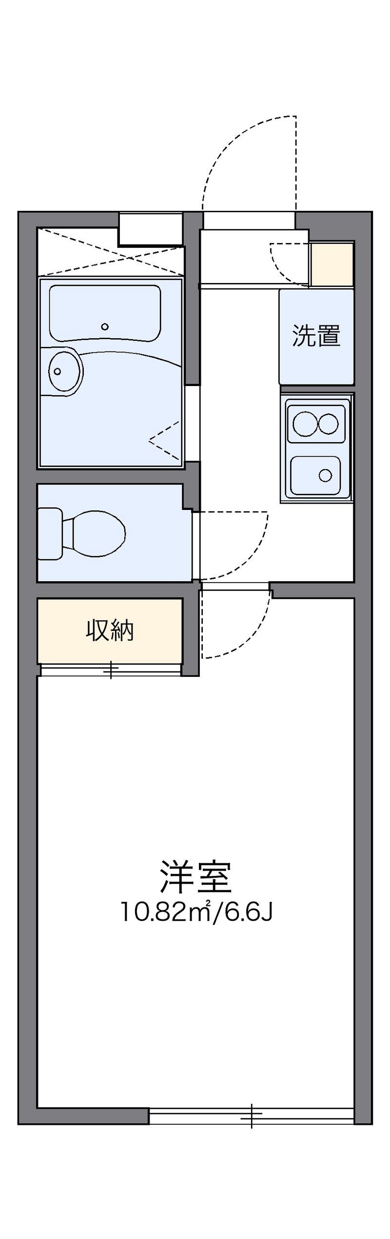 レオパレスコンフォート 間取図