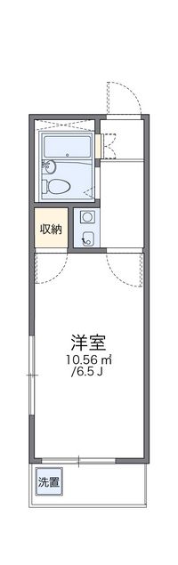 レオパレス矢田第３ 間取り図