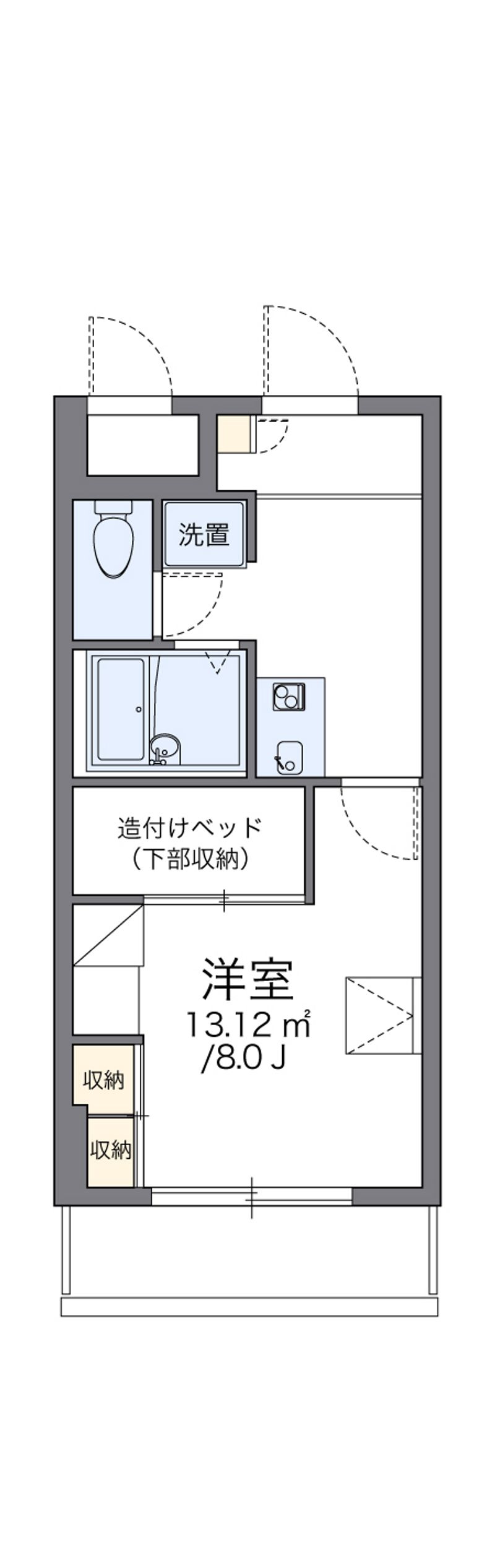 レオパレスＯＩビル　Ｕｎｉｏｎ 間取図