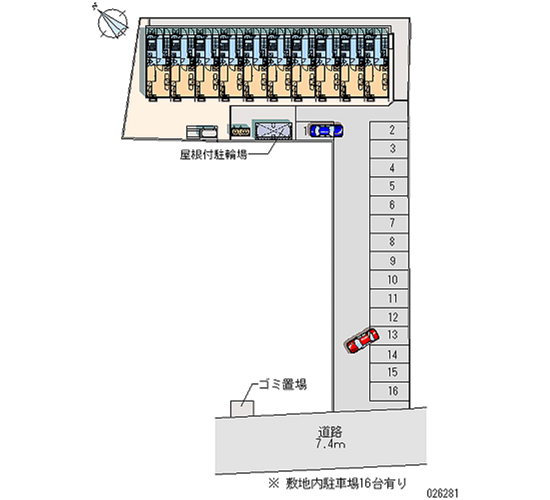 26281月租停车场