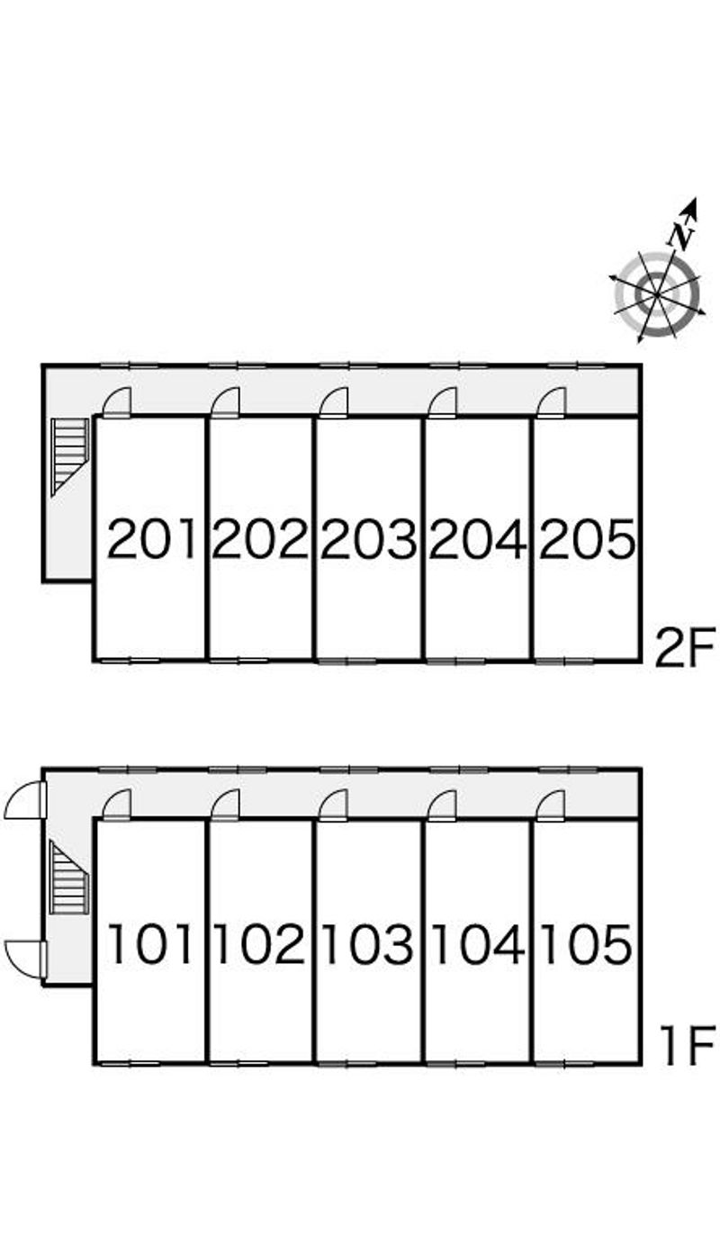 レオパレスレラカムイ 間取配置図