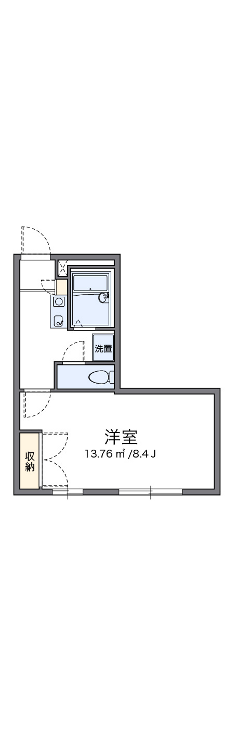 レオパレスしおかぜⅠ 間取り