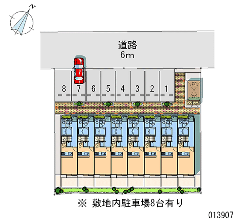 レオパレス大友 月極駐車場