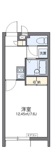 レオパレス蘭 間取り図
