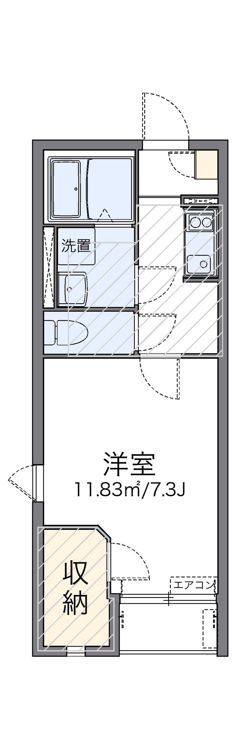 レオネクストきずな 間取図