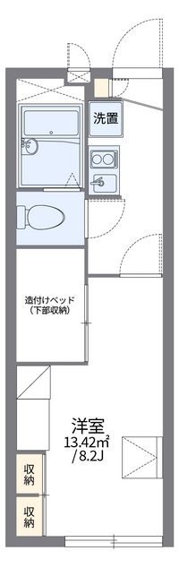 レオパレスイクシードⅡ 間取り図