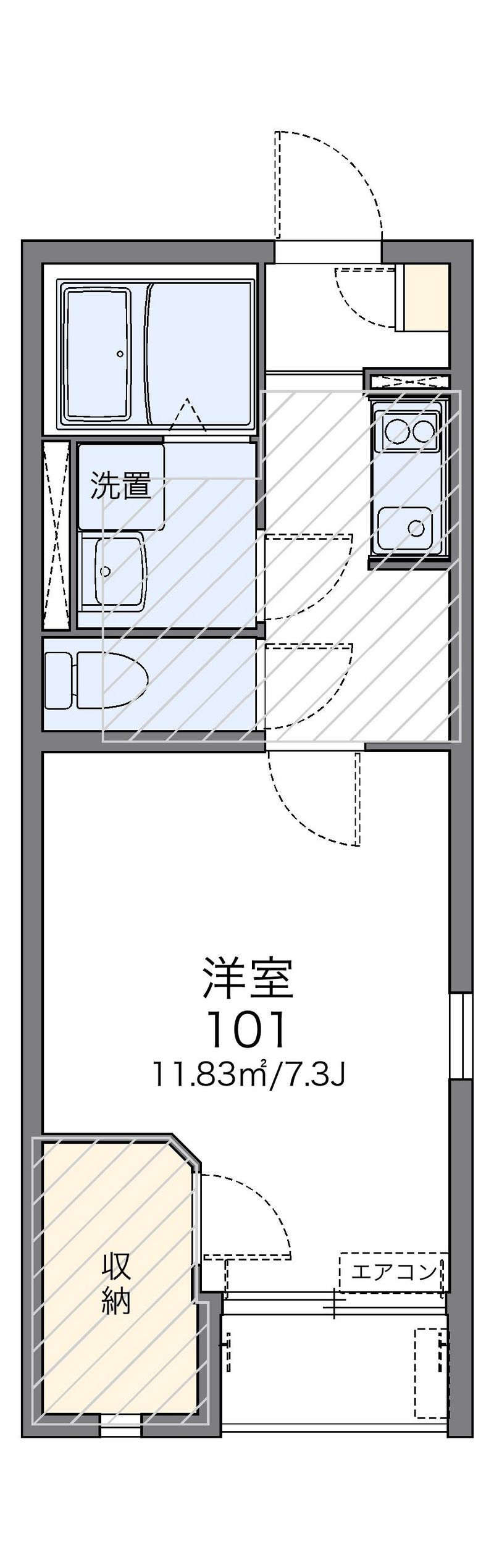 レオネクストハピネス 間取図