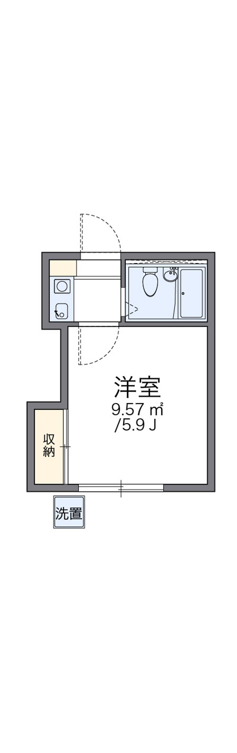レオパレス浜川崎第１ 間取図