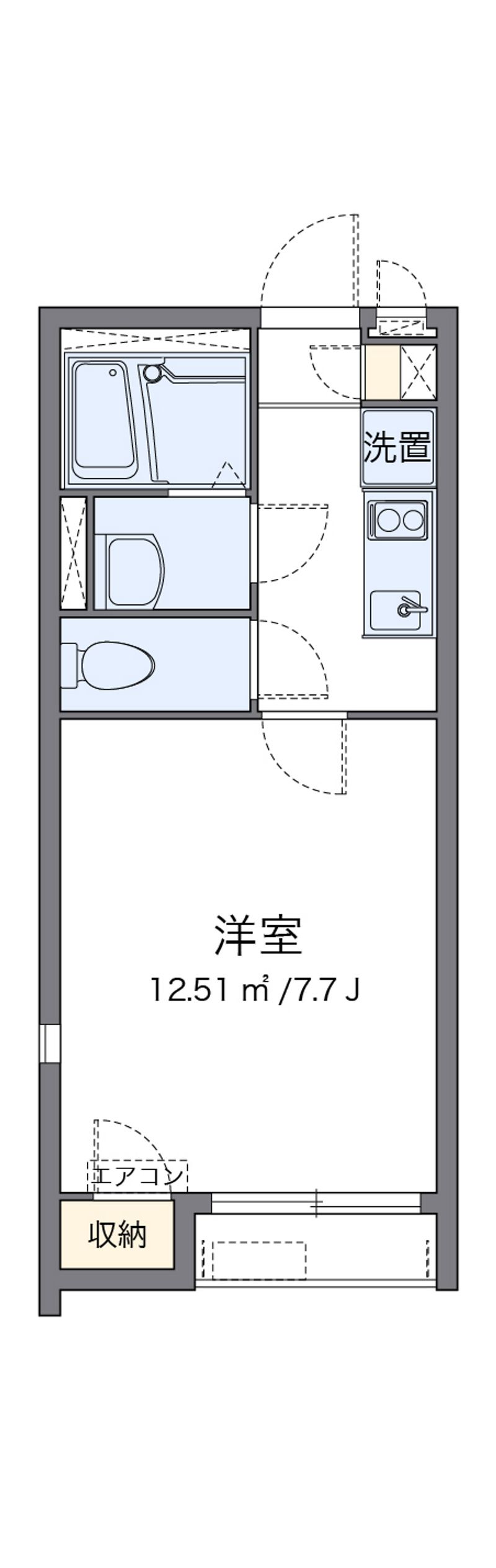 クレイノＫｓハイム七里 間取り