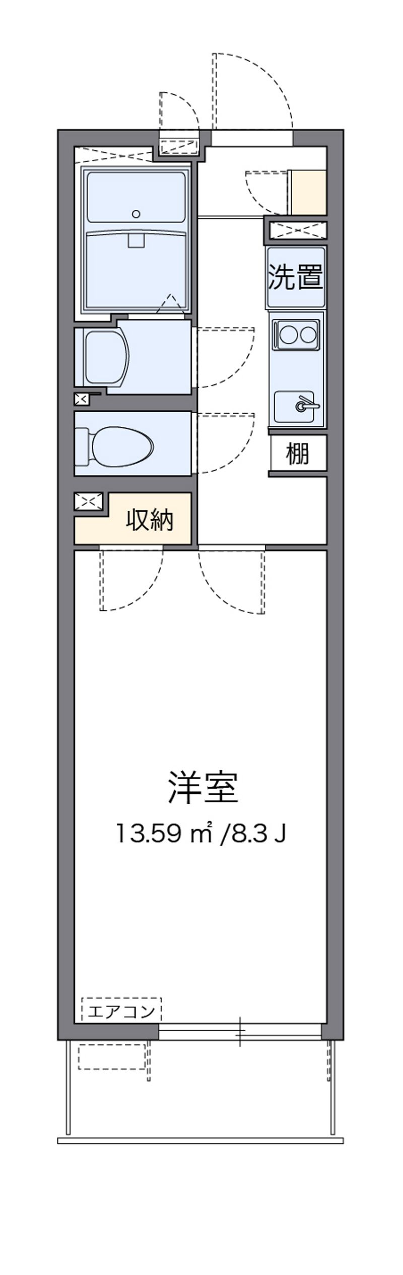 クレイノアンサンク 間取図