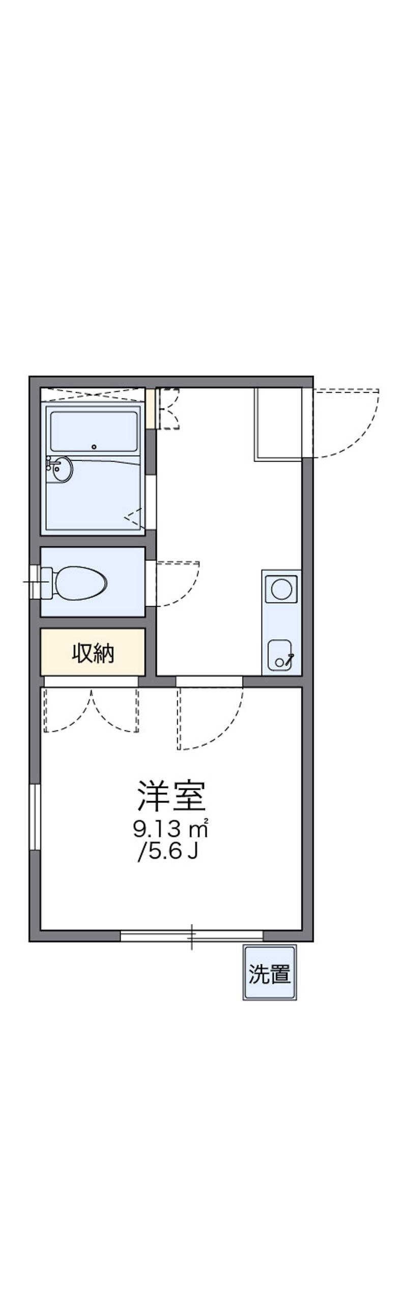 レオパレス日吉町第１ 間取図