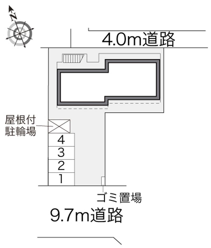 レオパレスＥＭＩⅡ 配置図