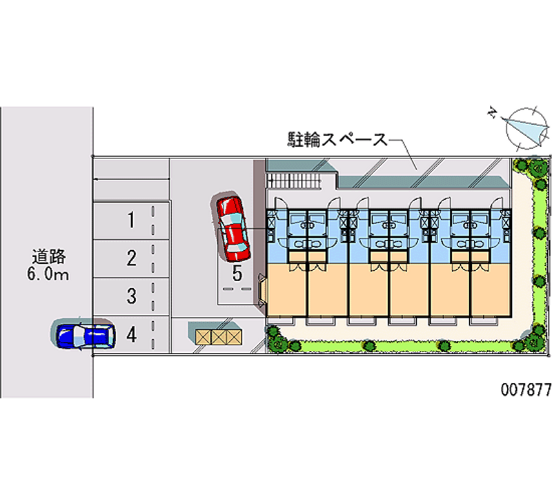 レオパレスチェリーブロッサムズ 区画図